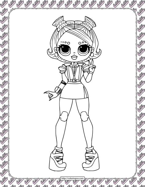 Coloring Pages Lol Omg Dolls Free Wallpapers Hd