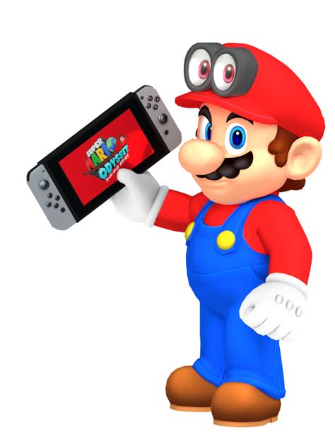 Mario Holding Switch By Nintega Dario On Deviantart