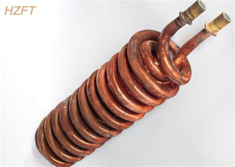 Extruded Cupronickel Copper Tube Coils For Water Heater Boilers Fin Coil