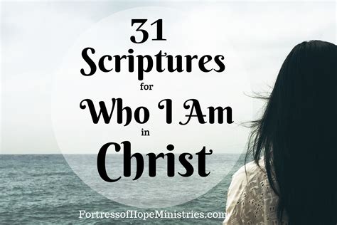 Who I Am In Christ 31 Scripture Decrees Fortress Of Hope Ministries