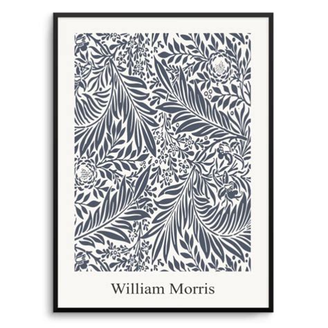 Quadro William Morris Blue Comprar Em Inspira Decore