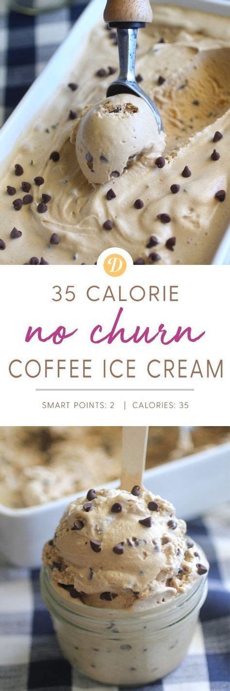 A real dream come true. No Churn Espresso Ice Cream | Low calorie ice cream, Low calorie desserts, No calorie foods