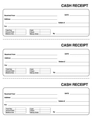 receipt template fill   sign printable  template signnow