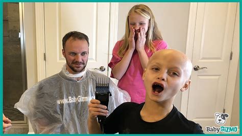 Dad Shaves Head Bald To Support Son With Alopecia Youtube
