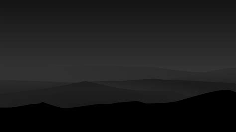 1920x1080 Dark Minimal Mountains At Night 1080p Laptop Full Hd
