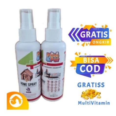 Jual Flea Tick Spray Obat Semprot Kutu Tungau Kucing Anjing Ampuh Aman