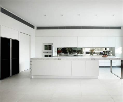 Modern Kitchens With A Minimal Look In Neutral White Grey And Black