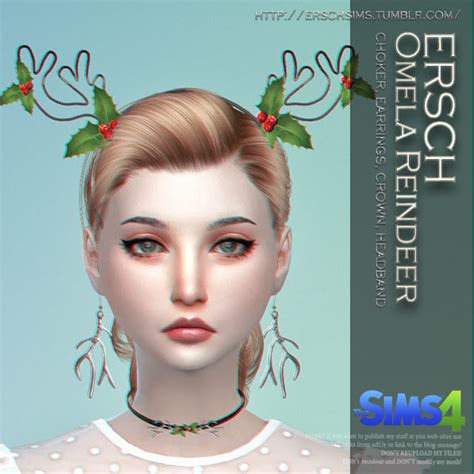 Omela Reindeer Set At Ersch Sims Sims 4 Updates