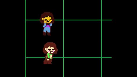 Heres Some Inbattle Animations Of Chara And Frisk In Deltarune