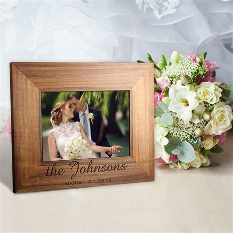 Personalized Picture Frame Personalized Wedding T Personalized