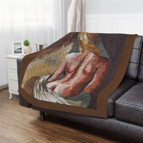 Naked Women Mosaic Art Minky Blanket Lovers Blanket Gift For Babefriend Velantine Day Gifts