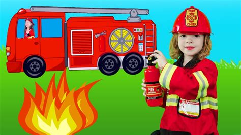 Firefighter Song For Kids Fire Truck Song Kids Song By Kids Music
