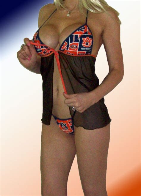 Ncaa Auburn Tigers Lingerie Negligee Babydoll Sexy By Sexycrushes