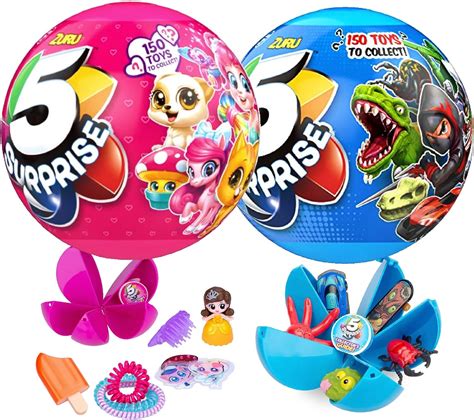 150 Toys To Collect 5 Mystery Surprise In Every Ball Zuru 5 Surprise Blue