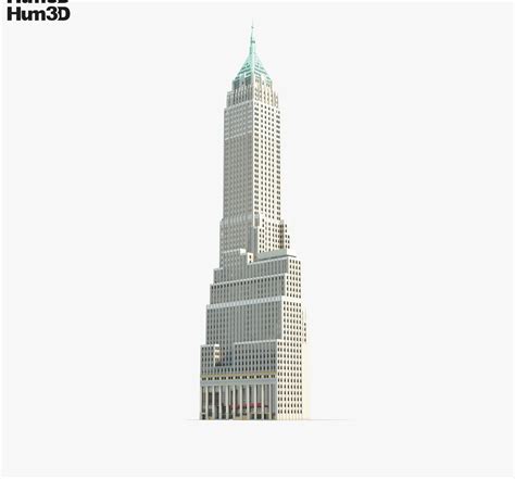 40 Wall Street Trump Building 3d Model Download Architecture On