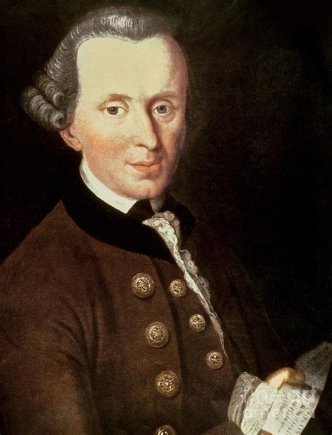 Portrait Of Emmanuel Kant Painting By German School