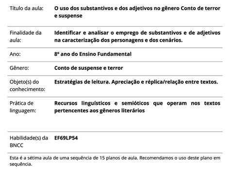 Plano De Aula Ano L Ngua Portuguesa O Uso Dos Substantivos E 15000