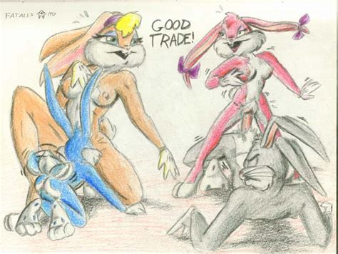 Rule 34 Animaniacs Anthro Babs Bunny Bugs Bunny Buster Bunny Fatalis