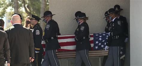 Hundreds Of Law Enforcement Officers Pay Respects To Fallen Nevada Highway Patrol Trooper Micah May