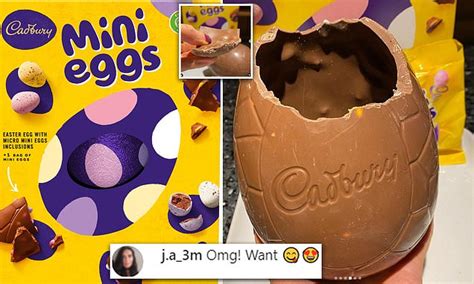cadbury releases easter egg with mini eggs embedded in the shell