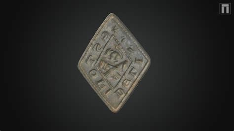 Medieval Seal From Coleshill Near Birmingham 3d Model By Wessex