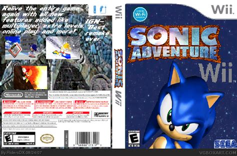 Sonic Adventure Wii Wii Box Art Cover By Ridersdx