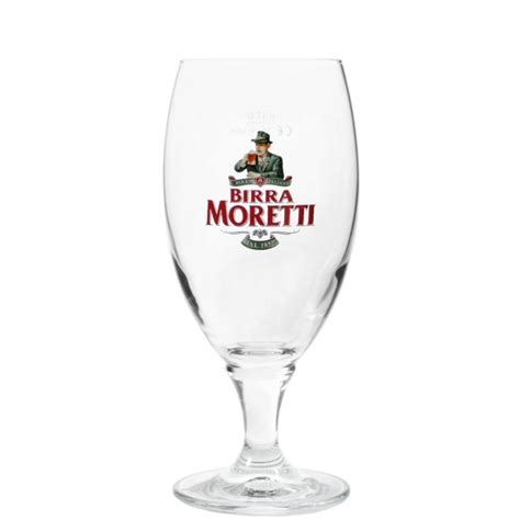 Birra Moretti beer glass 20 cl - Italy - Beer glasses - Barshopen.com