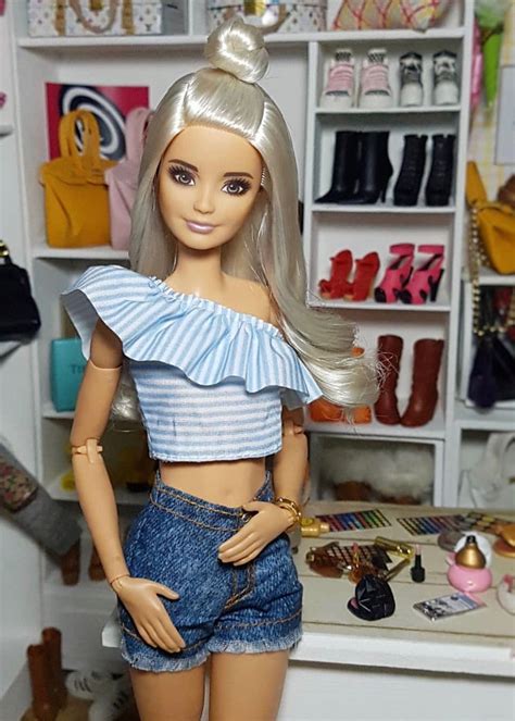 41166 Barbieswall Sewing Barbie Clothes Dress Barbie Doll Barbie Model Barbie Hair Barbie