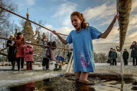 Surprising Photos From Russian Orthodox Epiphany Plunges