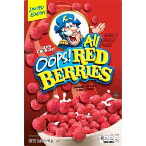 Cap N Crunch S Oops All Red Berries Cereal Oz Gerbes Super Markets