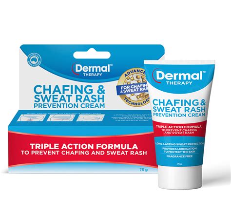 Item Detail Dermal Therapy Chafing And Sweat Rash Prevention Cream 75g