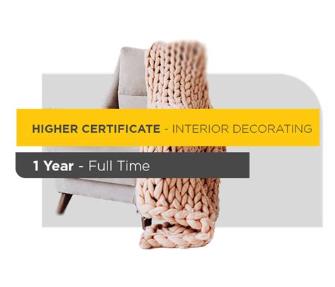 Higher Certificate In Interior Decorating Za