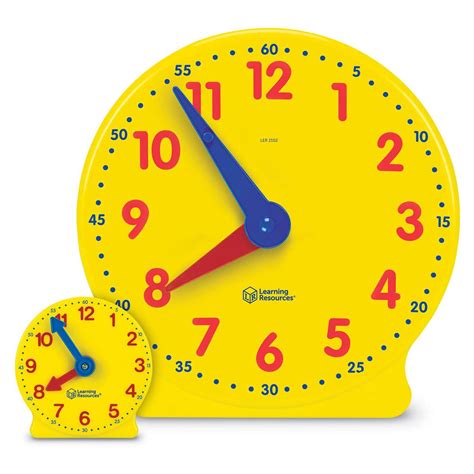 Classroom Clock Kit 2094 And 24 Mini Clocks By Learning Resources Time