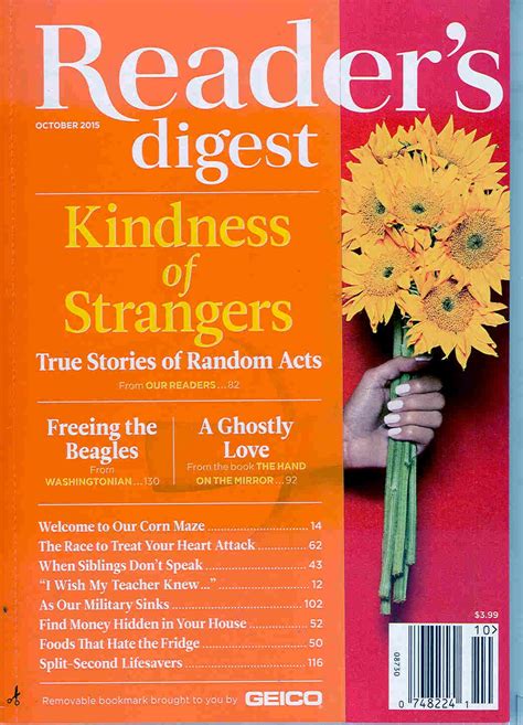 Reader's Digest Magazine Cover