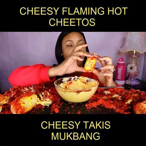 Cheesy Flaming Hot Cheetos Cheesy Takis Mukbang Fried Chicken