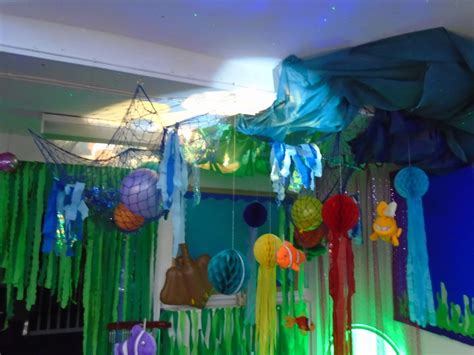 Under the sea sensory display, jelly fish , colours, | Classroom displays, Colours, Display