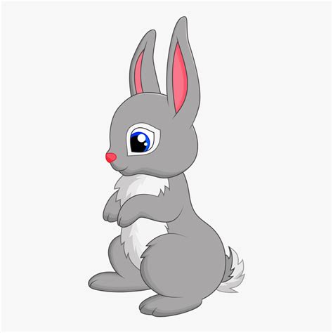 Vector Rabbit Animated Rabbit Clipart Hd Png Download Kindpng