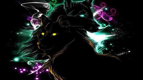 Neon Wolf Wallpaper 25 Images On