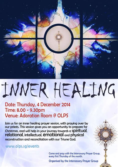 Inner Healing Prayer Session Church Of Our Lady Of Perpetual Succour