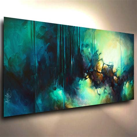 Abstract Art Modern Contemporary Giclee Canvas Print Of A