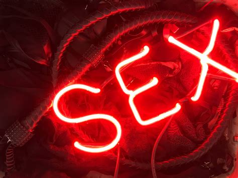 Sex In A Suitcase Neon Scuplture Installation Indira Cesarine