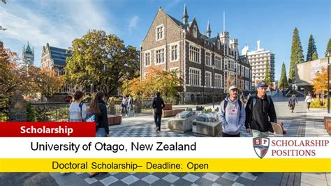 University Of Otago Postgraduate Scholarships