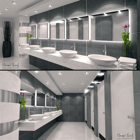 public washroom portfolio work evermotion design para banheiro projeto de wc interior do