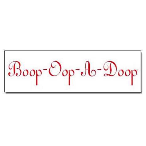 Betty Boop Boop Oop A Doop Wall Decal Entertainment Earth