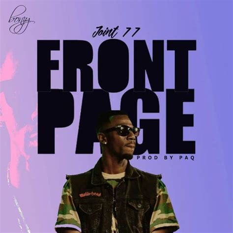 Joint 77 Front Page Prod By Paq