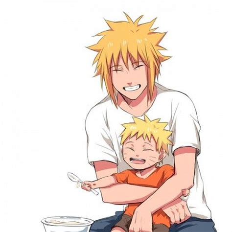 Minato Y Naruto Padre E Hijo Naruto Anime Personajes De Naruto