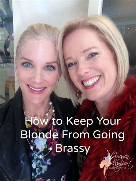 How To Keep Blonde Hair From Going Brassy