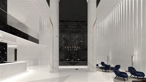Lobby In Central Point Office Building On Behance