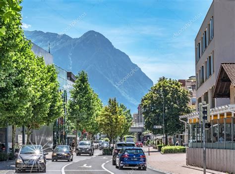 Vaduz town, the capital of Liechtenstein, Europe - Stock Editorial ...