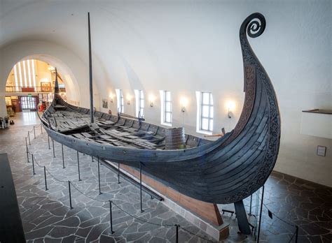 Oseberg Viking Ship Burial In Norway